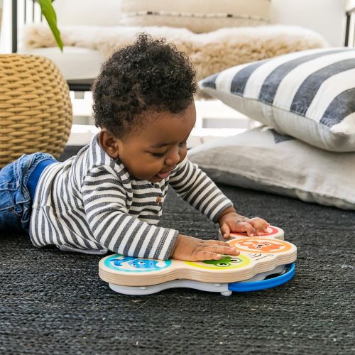  [아마존베스트]Baby Einstein Magic Touch Drums Wooden Drum Musical Toy, Ages 6 months and up