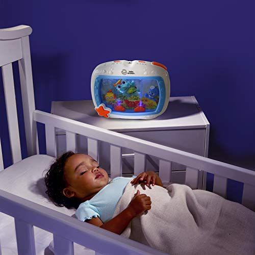  [아마존베스트]Baby Einstein Sea Dreams Soother Musical Crib Toy and Sound Machine, Newborns +