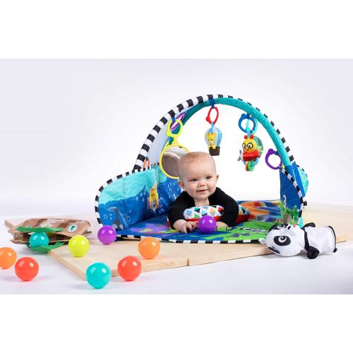  [아마존 핫딜]  [아마존핫딜]Baby Einstein Journey of Discovery 5 in 1 Spieldecke mit Spielbogen, Ballebad, Musik und abnehmbaren Spielzeugen, wachst mit, maschinenwaschbar