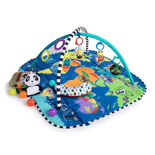  [아마존 핫딜]  [아마존핫딜]Baby Einstein Journey of Discovery 5 in 1 Spieldecke mit Spielbogen, Ballebad, Musik und abnehmbaren Spielzeugen, wachst mit, maschinenwaschbar