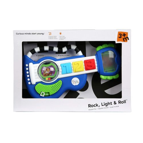  Baby Einstein Rock, Light & Roll Guitar Musical Toy, Ages 3 Months +