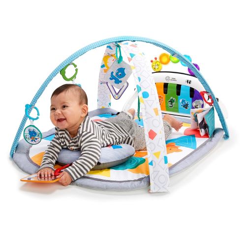  Visit the Baby Einstein Store Baby Einstein 4-in-1 Kickin Tunes Music and Language Discovery Activity Play Gym