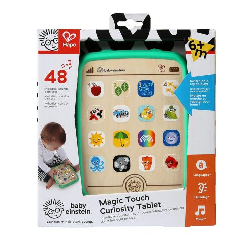  Baby Einstein Magic Touch Curiosity Tablet Wooden Musical Toy, 6 Months +