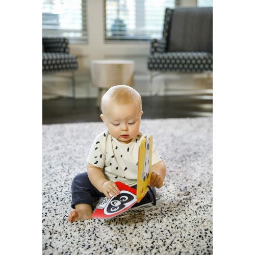  Baby Einstein Flip For Art High Contrast Floor Activity Mirror with Take Along Cards, Newborn Plus