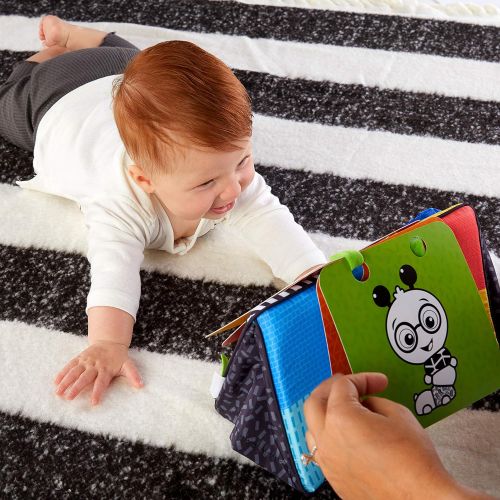  Baby Einstein Flip For Art High Contrast Floor Activity Mirror with Take Along Cards, Newborn Plus