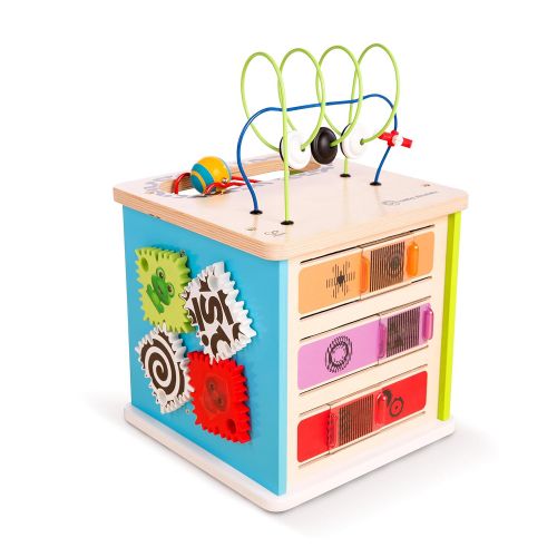  Baby Einstein Innovation Station Wooden Activity Cube Toddler Toy, Ages 12 months and up