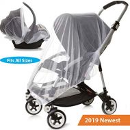 Baby Essentials Car Seat Stroller and Crib Mosquito Net Cover White