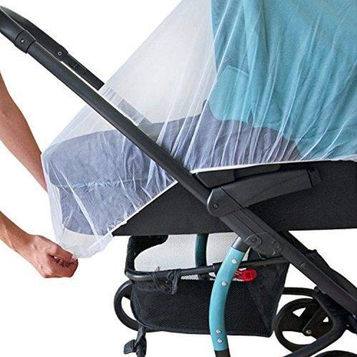  Baby Essentials Car Seat Stroller and Crib Mosquito Net Cover White