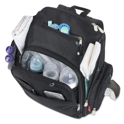  Fisher Price Fastfinder Diaper Bag Backpack (Black)
