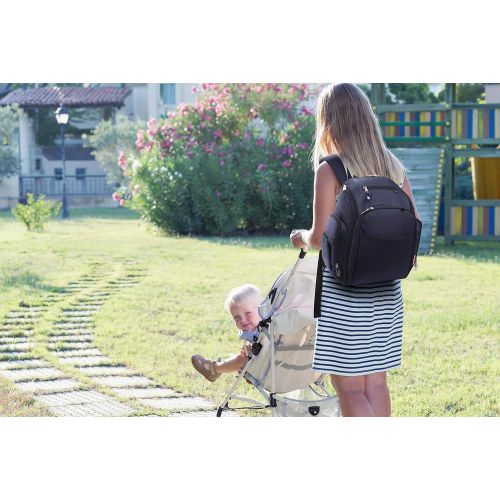  Fisher Price Fastfinder Diaper Bag Backpack (Black)