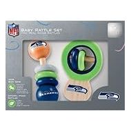 Baby Fanatic NFL Seattle Seahawks Baby Rattle Set - 2 Pack