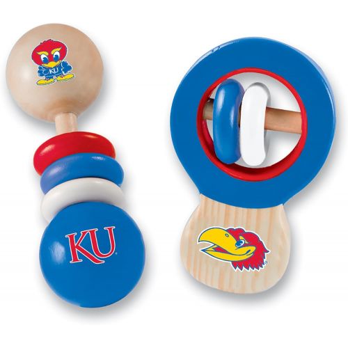  Baby Fanatic Kansas Wood Rattle Set