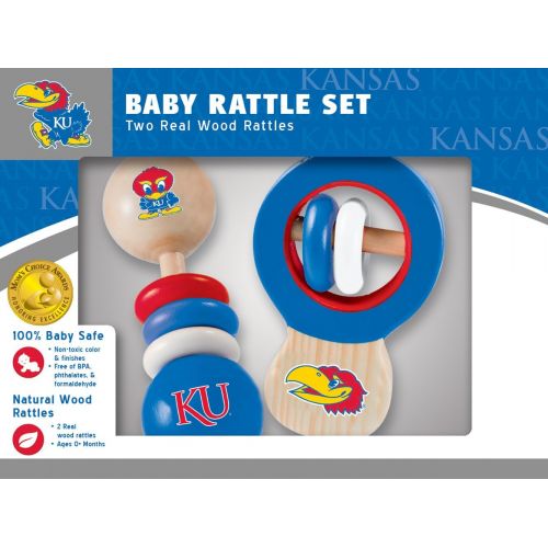  Baby Fanatic Kansas Wood Rattle Set