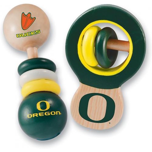  Baby Fanatic Oregon Wood Rattle Set