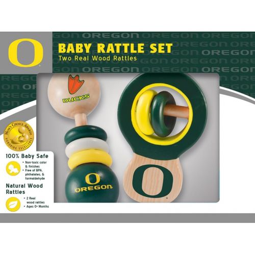  Baby Fanatic Oregon Wood Rattle Set