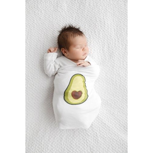  Baby Goes Here Lets Avocuddle Avocado Swaddle Blanket