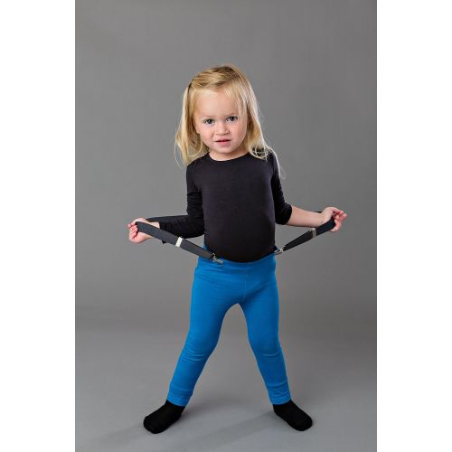  Baby Jay Baby and Toddler Leggings - Premium Soft Cotton - Solid Color Unisex Tights - For Boys and Girls