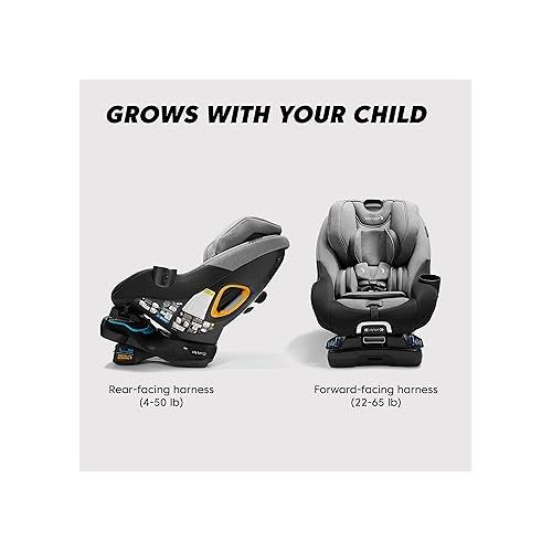  Baby Jogger City Turn Rotating Convertible Car Seat, Unique 180-Degree Turn, Lightweight COOLMAX Fabric, Pike