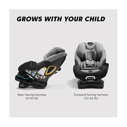  Baby Jogger City Turn Rotating Convertible Car Seat | Unique Turning Car Seat Rotates for Easy in and Out, Paloma Greige