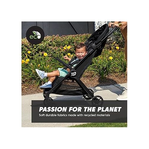  Baby Jogger City Tour 2 Eco Collection Stroller, Lightweight, Easy-Fold, Adjustable Calf Support - Eco Black