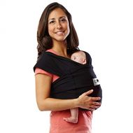 Baby K’tan Original Baby Wrap Carrier, Infant and Child Sling - Simple Wrap Holder for Babywearing - No Rings or Buckles - Carry Newborn up to 35 lbs, Black, S (W dress 6-8 / M jac