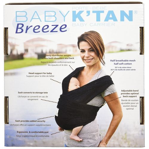  Baby K’tan Breeze Baby Wrap Carrier, Infant and Child Sling - Simple Wrap Holder for Babywearing - No...