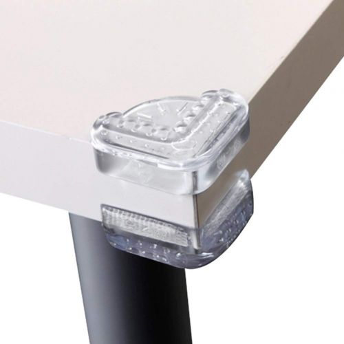  [아마존베스트]Baby Mate BABY MATE 8 PCS Medical Grade 1.6 R Large Flat Table Corner Guards - Clear Edge & Corner Protector - Child Proof Corner Bumpers Corner Cushion - Up-Down Corner Covers Baby Safety C