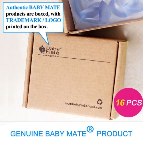  [아마존베스트]Baby Mate BABY MATE 8 PCS Medical Grade Clear Baby Corner Guards (Ball Shape, Matte Finish) - Baby Proofing Corner Protector - Child Proof Corner Cover Corner Bumpers - Baby Safety Corner Gu