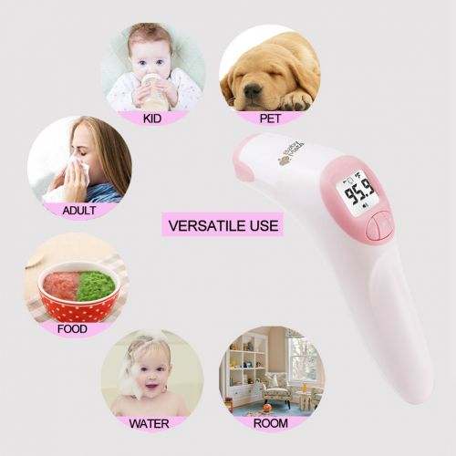  Baby Mate Dual Mode Forehead Digital Thermometer for Adults, Kids, Baby, Pets - Exergen Temporal Thermometer No Touch Thermometer - Non Contact Infrared Thermometer Forehead - Vete