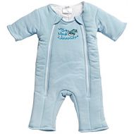 Baby Merlins Magic Sleepsuit Cotton-Blue-3-6 months