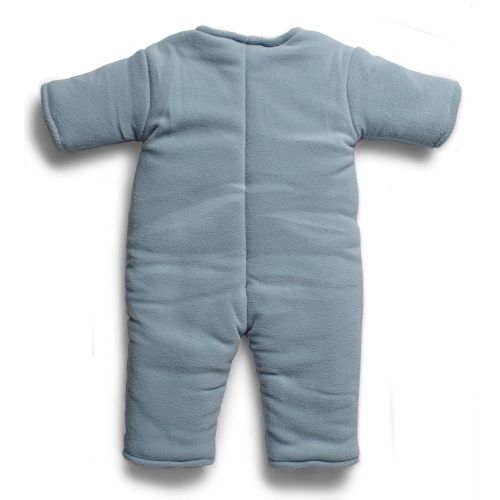  Baby Merlins Magic Sleepsuit - Swaddle Transition Product - Microfleece - Blue - 3-6 Months