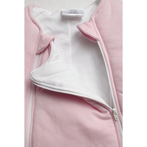  Baby Merlins Magic Sleepsuit - Swaddle Transition Product - Cotton - Pink - 3-6 Months