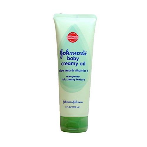  Johnsons, Baby Oil Creamy Aloe & Vitamin E, 8 fl oz each