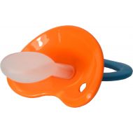 Baby Pants Classic NUK 6 orange shield with blue ring adult pacifier