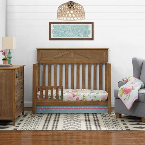  Baby Relax Hathaway Toddler Rail, Rustic Coffee
