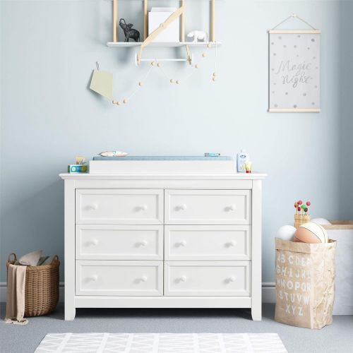  Baby Relax Tia 6-Drawer Dresser, Slate Gray