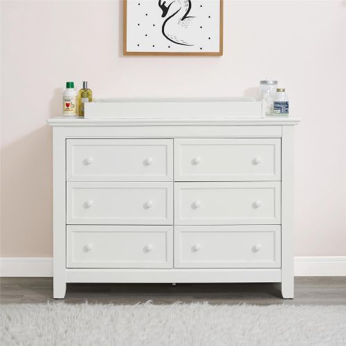  Baby Relax Tia 6-Drawer Dresser, Slate Gray