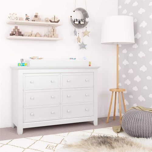  Baby Relax Tia 6-Drawer Dresser, Slate Gray