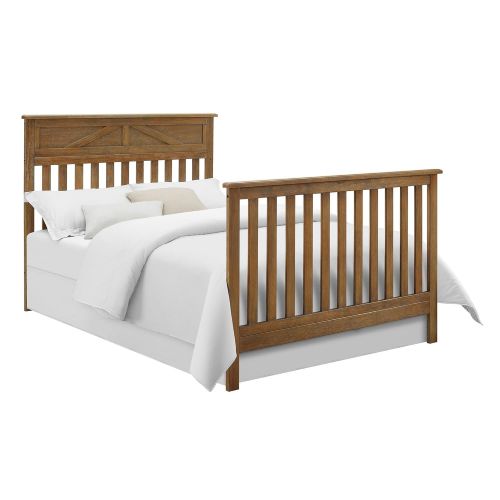  Baby Relax Hathaway 5-in-1 Convertible Crib, Rustic Coffee