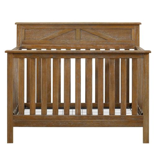  Baby Relax Hathaway 5-in-1 Convertible Crib, Rustic Coffee