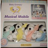 Baby Snoopy Nursery Mobile - Lambs & Ivy - My Little Snoopy - Blankets