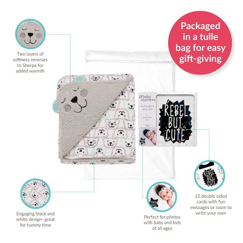  Baby Starters 13-Piece Modern Moments Blanket and Photo Prop Cards Set