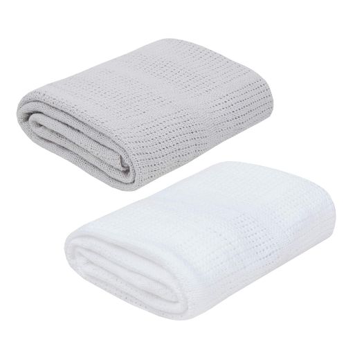  Baby Town Babytown Baby Boys and Girls Soft Cotton Cellular Blankets