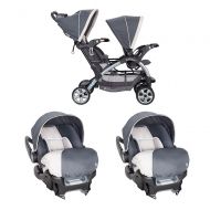 [아마존베스트]Baby Trend 5 Point Harness Double Stroller & 35 LB Infant Car Seat w/ Car Base