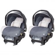 Baby Trend Ally Adjustable 35 Pound Baby Car Seat with Base, Magnolia (2 Pack)