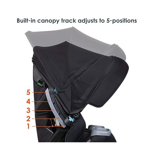  Baby Trend Cover Me 4 in 1 Convertible Car Seat, Scooter