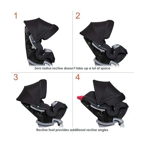  Baby Trend Cover Me 4 in 1 Convertible Car Seat, Scooter