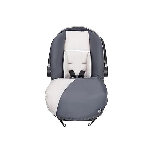  Baby Trend Ally Newborn Baby Infant Car Seat Carrier Travel System with Harness and Extra Cozy Cover for Babies Up to 35 Pounds, Gray Magnolia