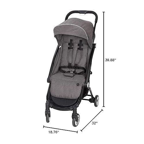  Baby Trend Travel Tot Compact Stroller, Black Stardust