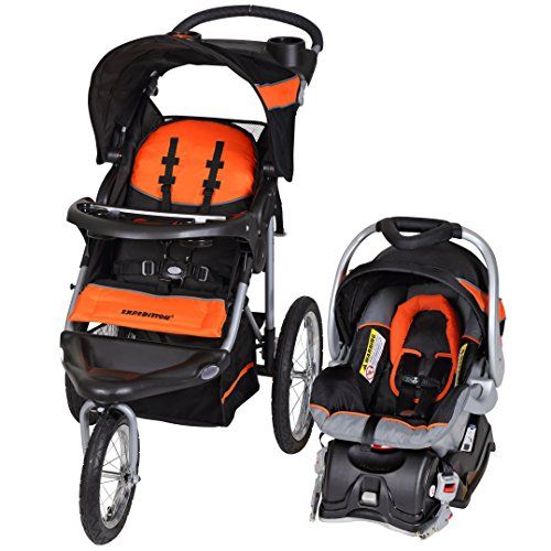  [아마존베스트]Baby Trend Expedition Jogger Travel System, Millennium Orange